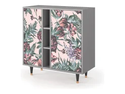 Aparador - 94х96х41 cm - BS5 - Peach Peonies, Gris