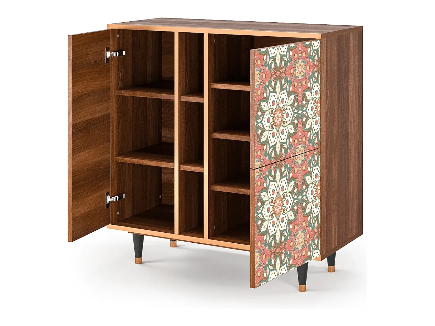 Aparador - 94х96х41 cm - BS5 - Peach Grove, Nogal