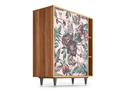 Aparador - 96х110х41 cm - BS6 - Peach Peonies, Nogal