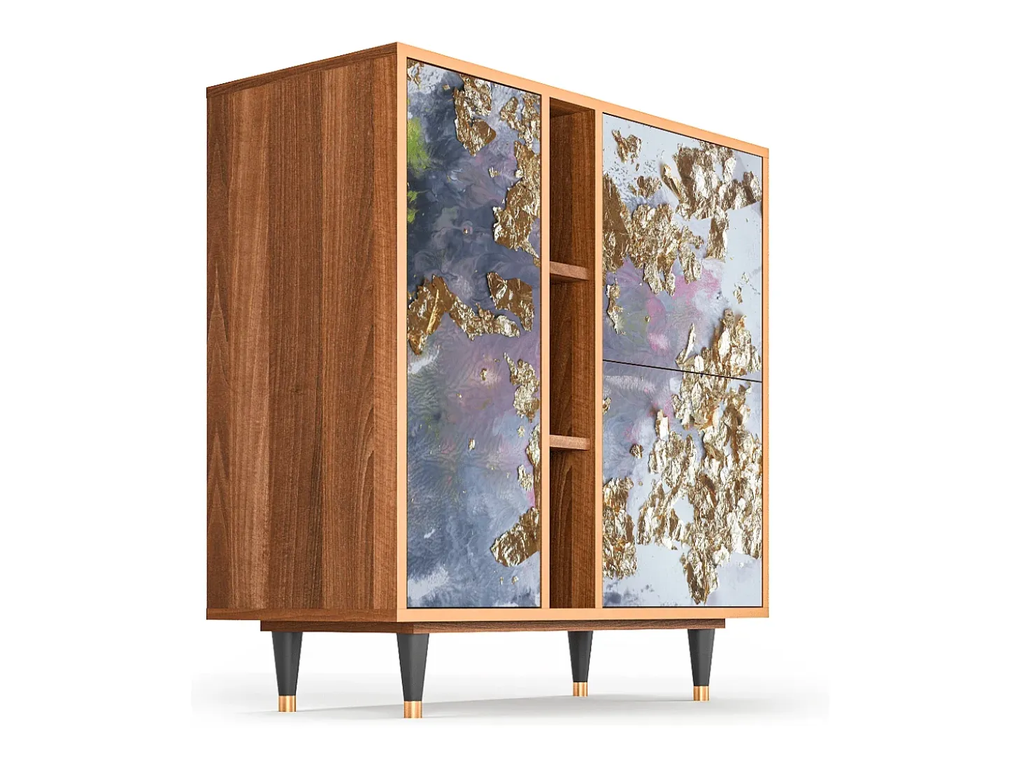 Aparador - 94х96х41 cm - BS5 - Planet Earth, Nogal