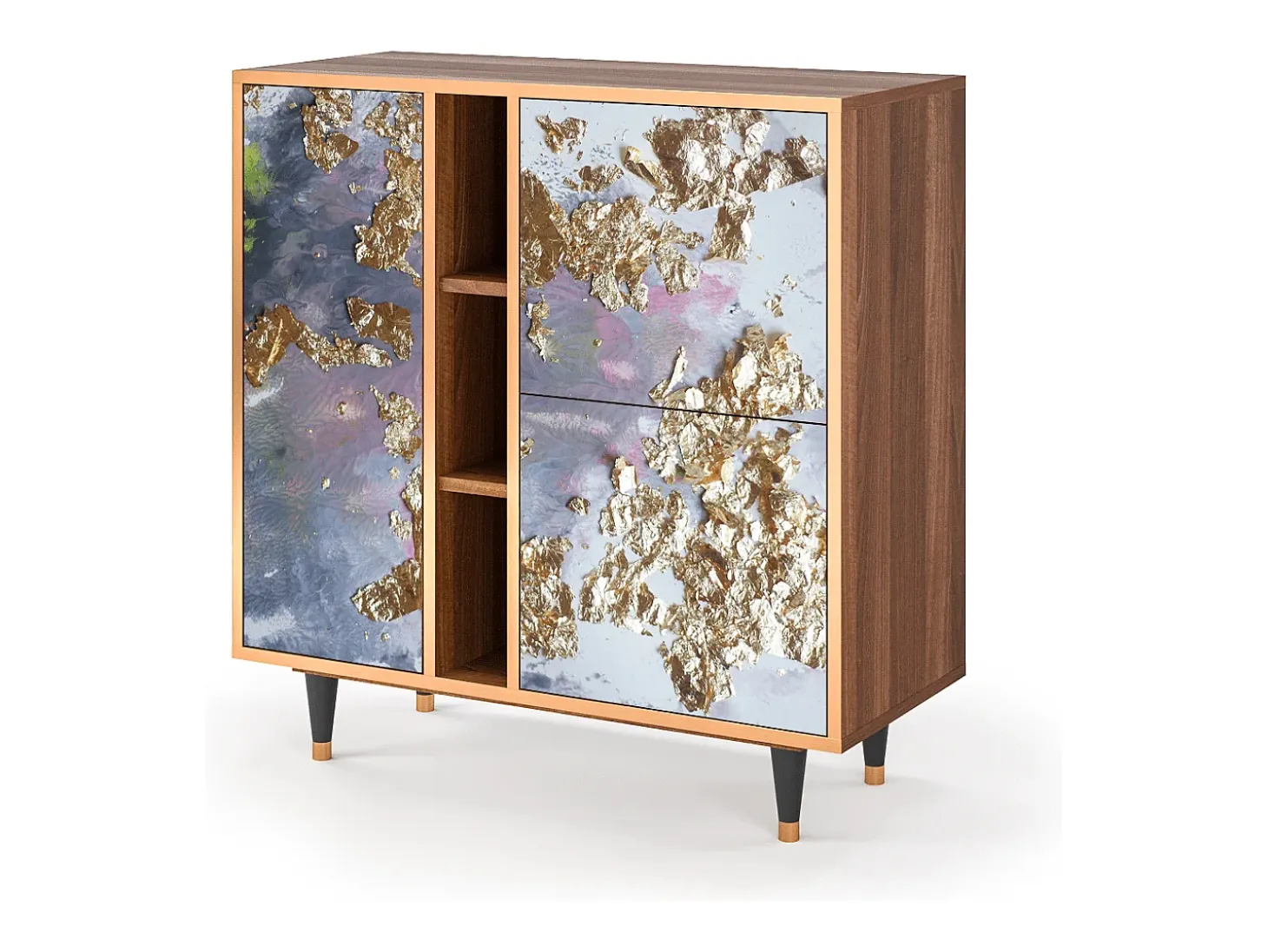 Aparador - 94х96х41 cm - BS5 - Planet Earth, Nogal