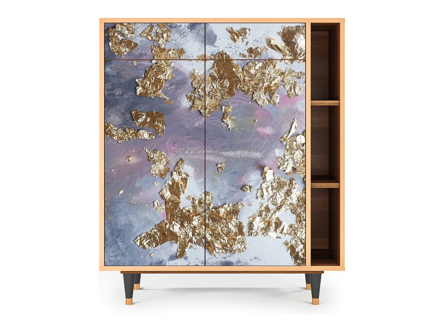 Aparador - 96х110х41 cm - BS6 - Planet Earth, Nogal