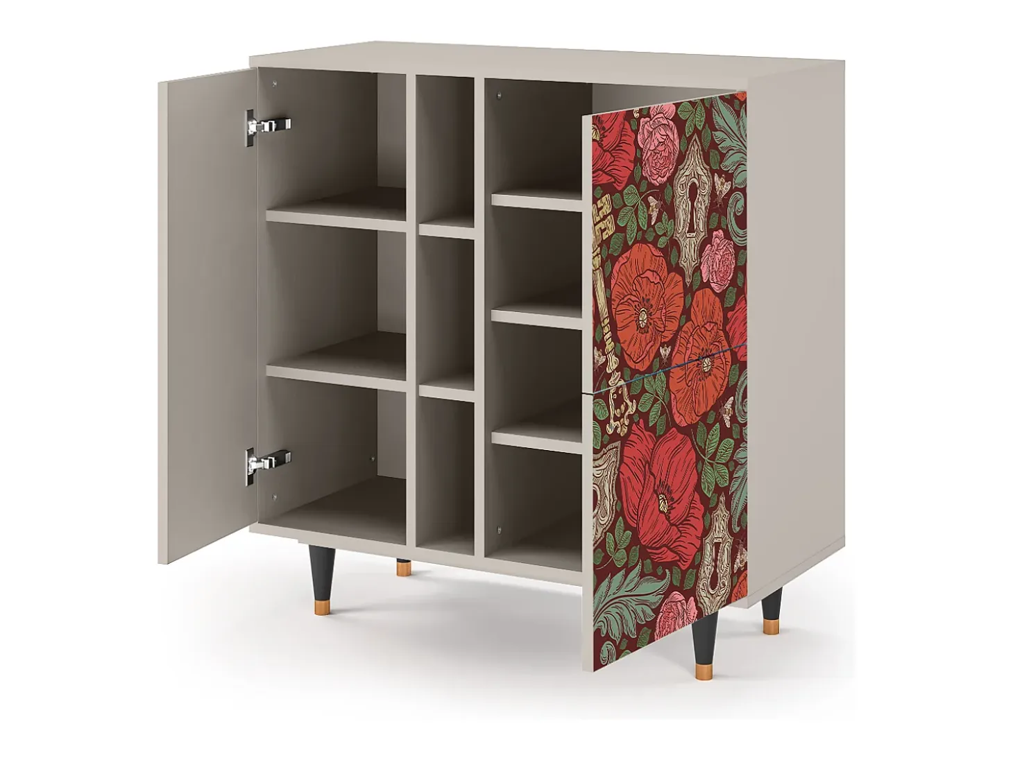 Aparador - 94х96х41 cm - BS5 - Poppy Garden, Arena
