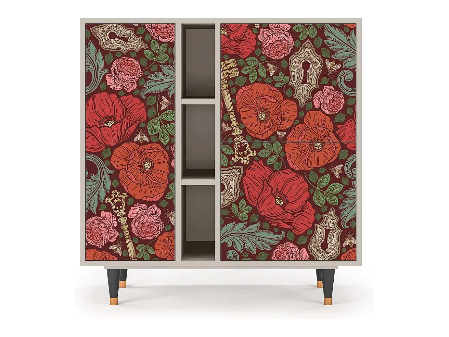 Aparador - 94х96х41 cm - BS5 - Poppy Garden, Arena