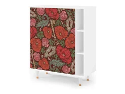 Aparador - 96х110х41 cm - BS6 - Poppy Garden, Blanco