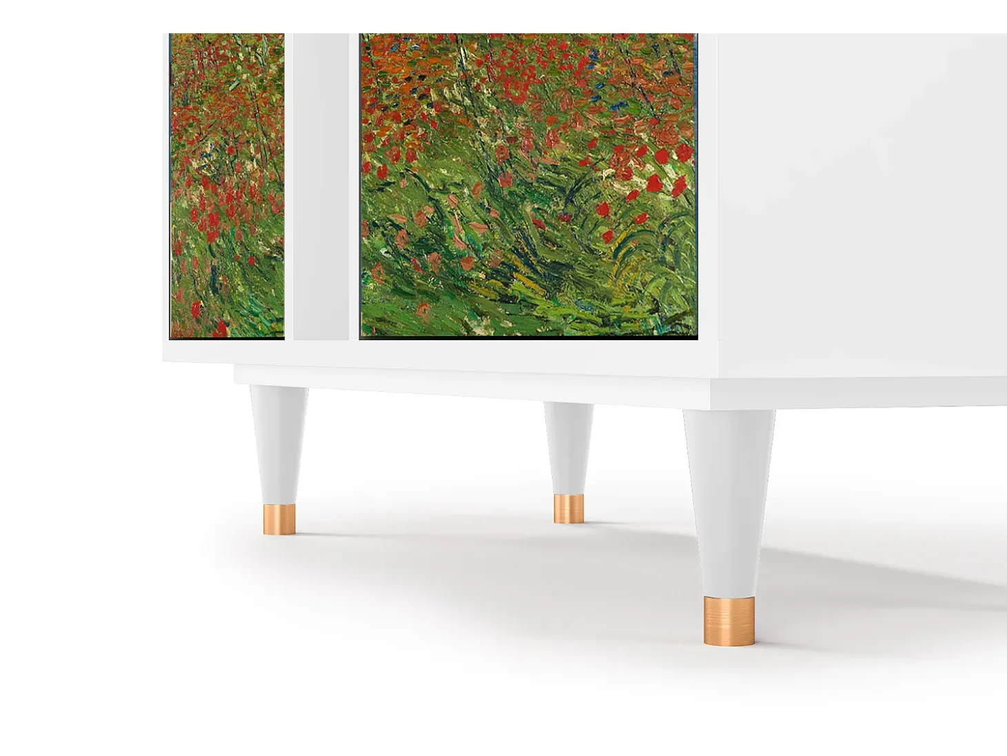 Aparador - 94х96х41 cm - BS5 - Poppy field by van Gogh, Blanco