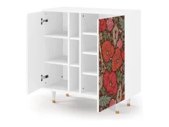 Aparador - 94х96х41 cm - BS5 - Poppy Garden, Blanco