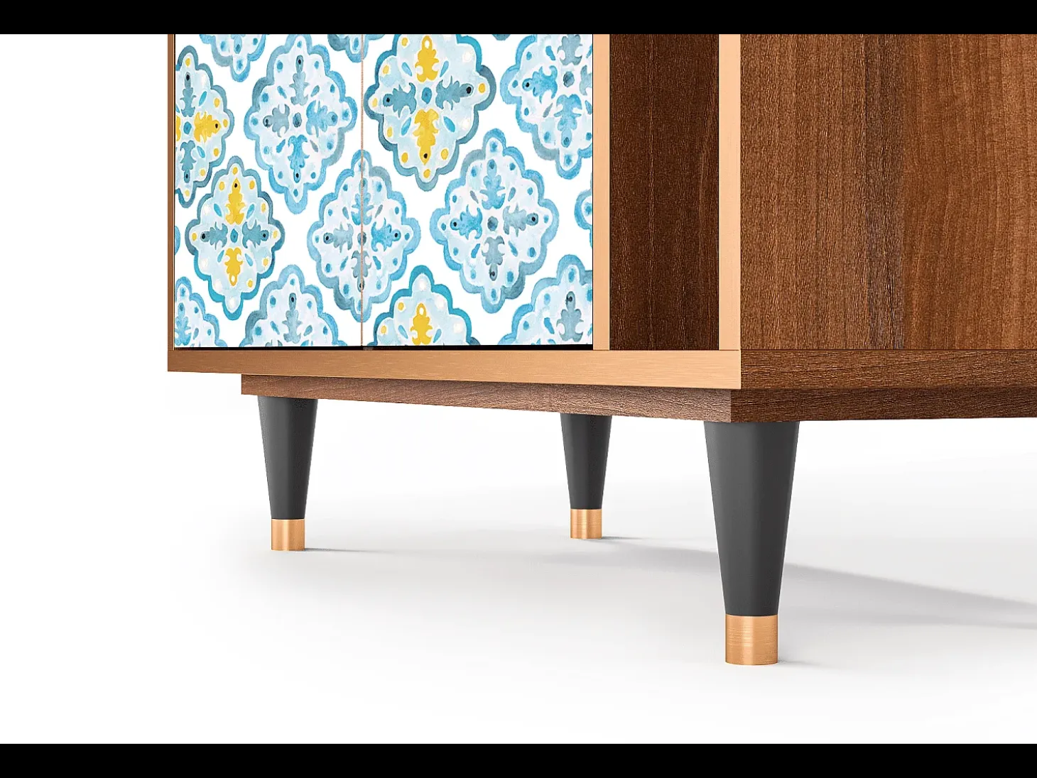 Aparador - 96х110х41 cm - BS6 - Portugese tiles, Nogal