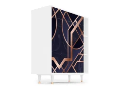 Aparador - 96х110х41 cm - BS6 - Purple Temple, Blanco
