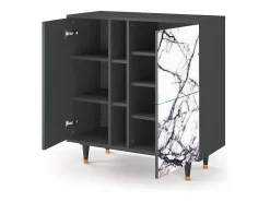 Aparador - 94х96х41 cm - BS5 - Raven Marble, Antracita