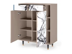 Aparador - 96х110х41 cm - BS6 - Raven Marble, Latte