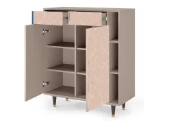 Aparador - 96х110х41 cm - BS6 - Rose Honeycomb, Latte