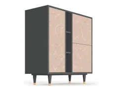Aparador - 94х96х41 cm - BS5 - Rose Honeycomb, Antracita