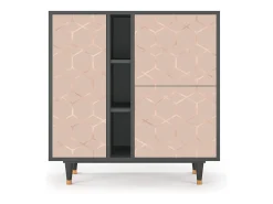 Aparador - 94х96х41 cm - BS5 - Rose Honeycomb, Antracita
