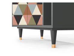 Aparador - 96х110х41 cm - BS6 - Royal Triangles, Antracita
