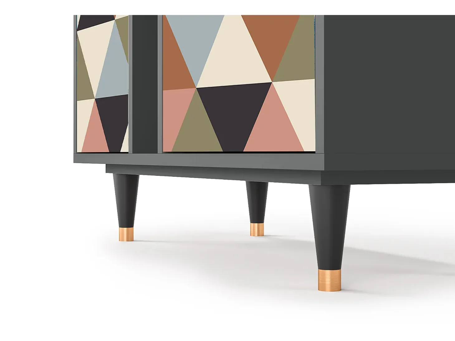 Aparador - 94х96х41 cm - BS5 - Royal Triangles, Antracita