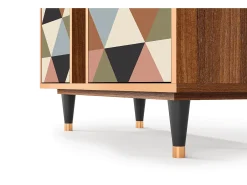 Aparador - 94х96х41 cm - BS5 - Royal Triangles, Nogal