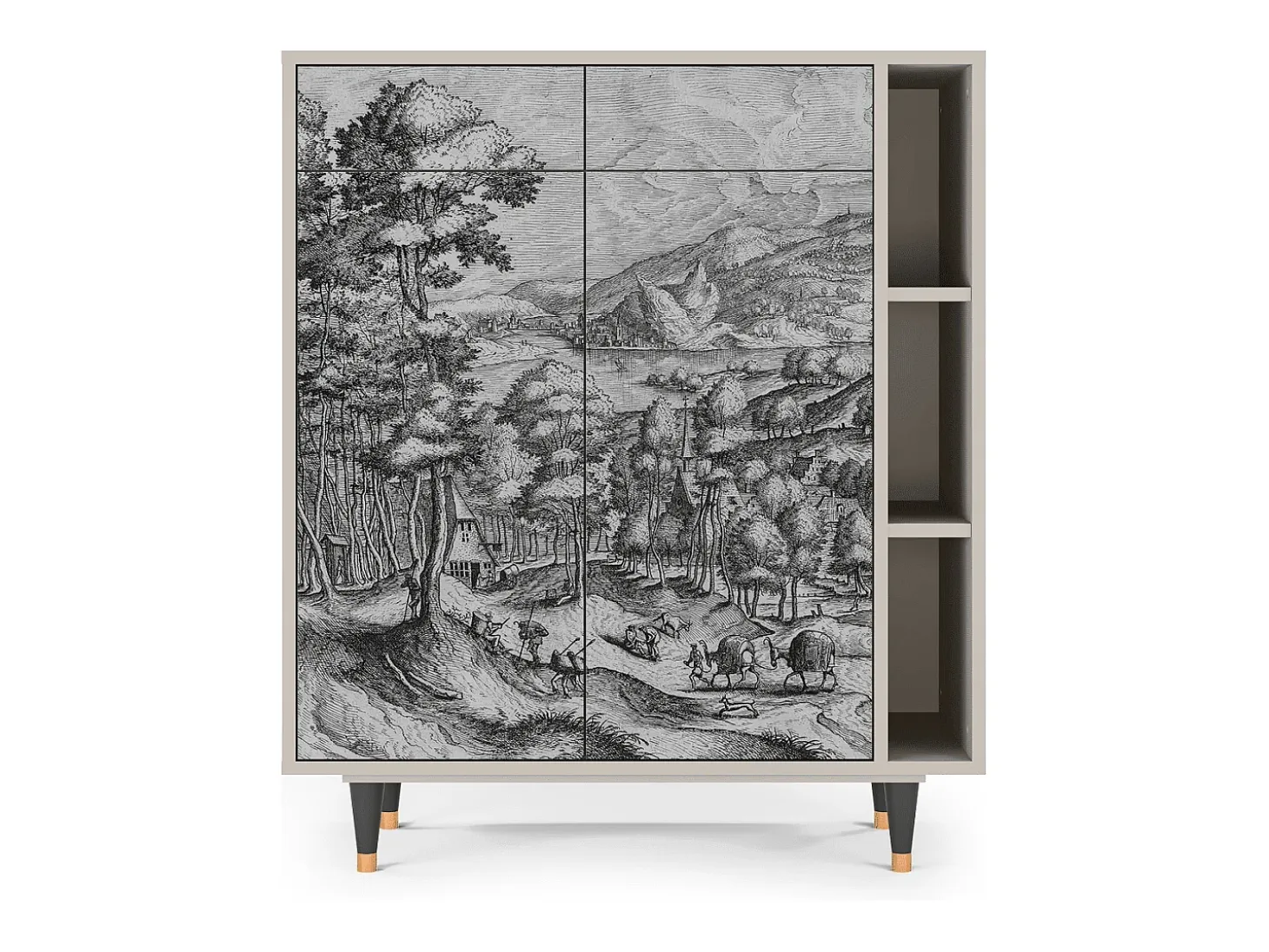 Aparador - 96х110х41 cm - BS6 - Rusticorum, Arena