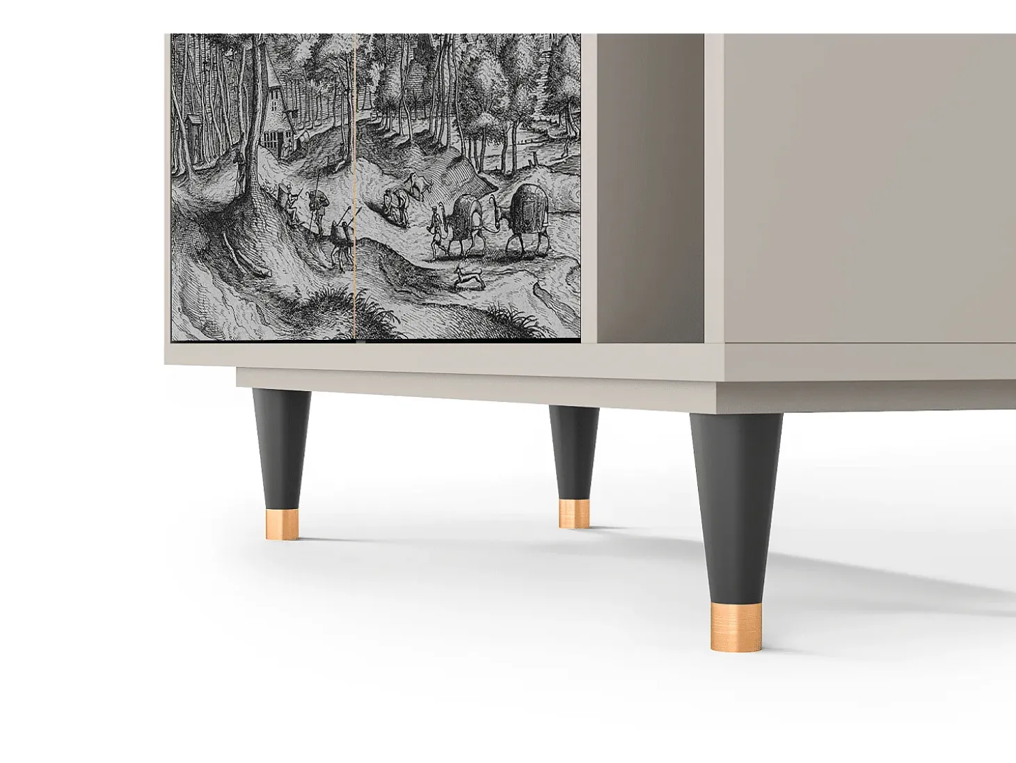 Aparador - 96х110х41 cm - BS6 - Rusticorum, Arena