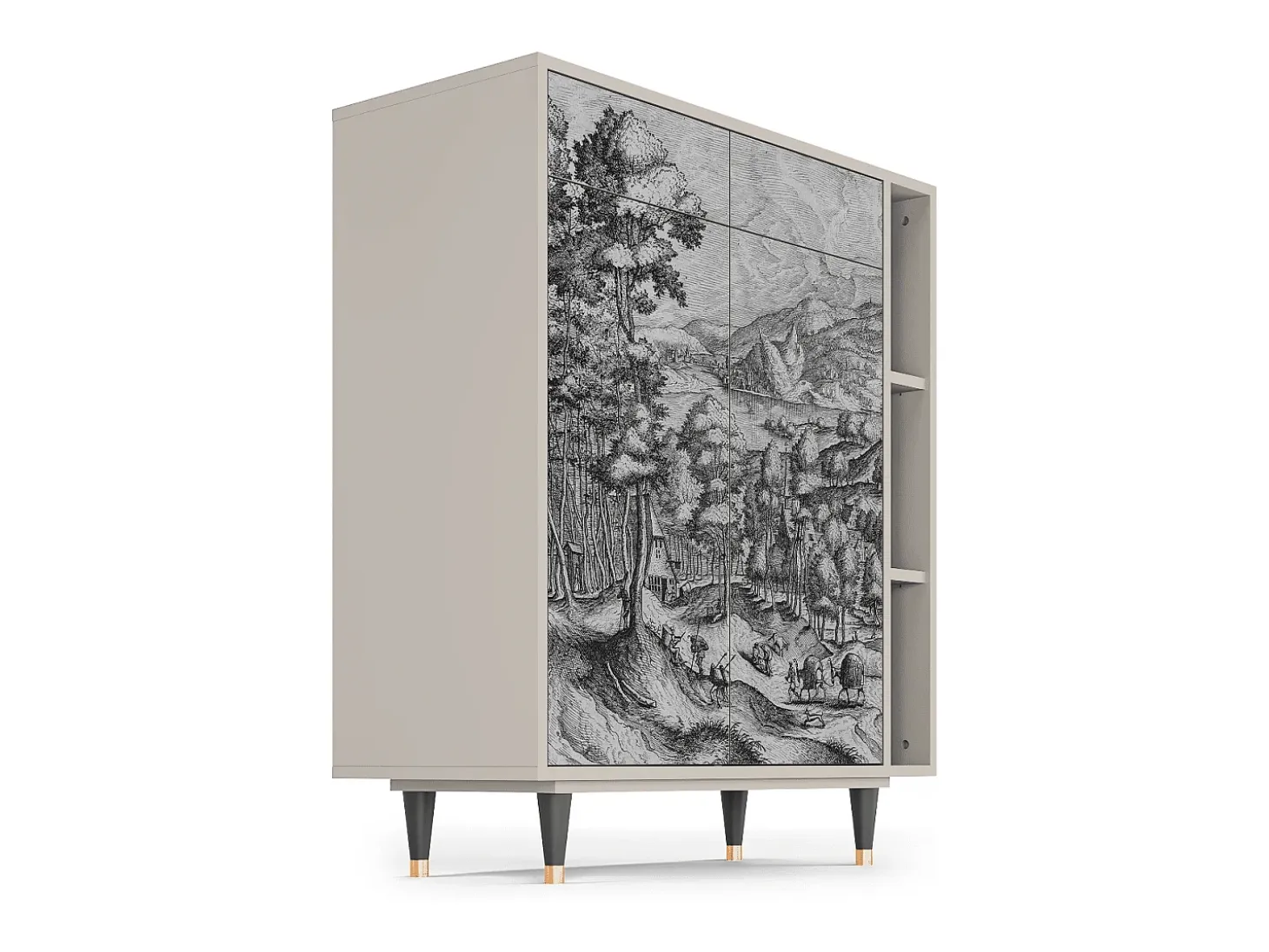 Aparador - 96х110х41 cm - BS6 - Rusticorum, Arena