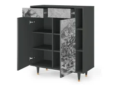 Aparador - 96х110х41 cm - BS6 - Rusticorum, Antracita