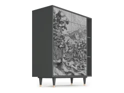 Aparador - 96х110х41 cm - BS6 - Rusticorum, Antracita