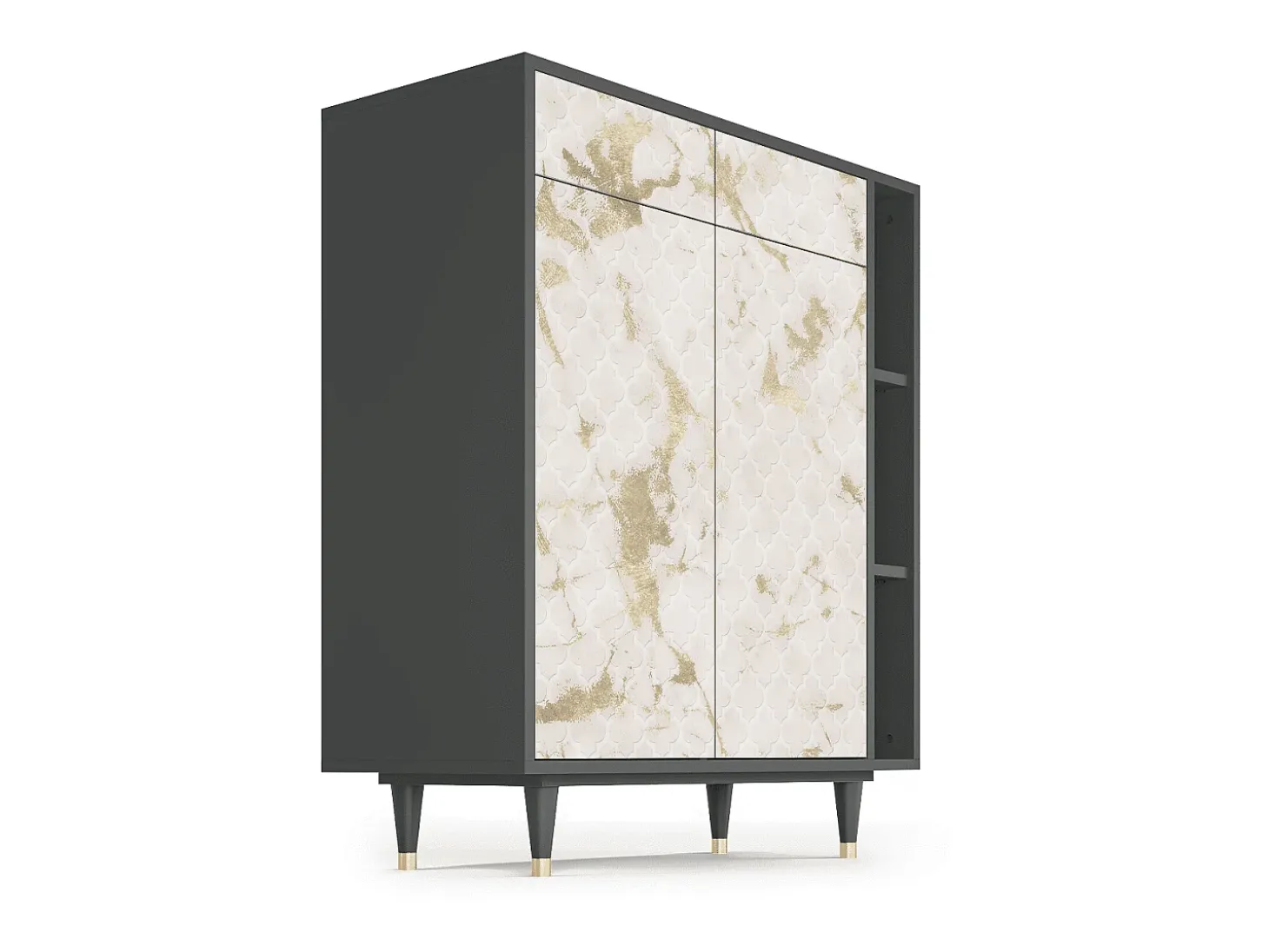 Aparador - 96х110х41 cm - BS6 - Sahara desert, Antracita