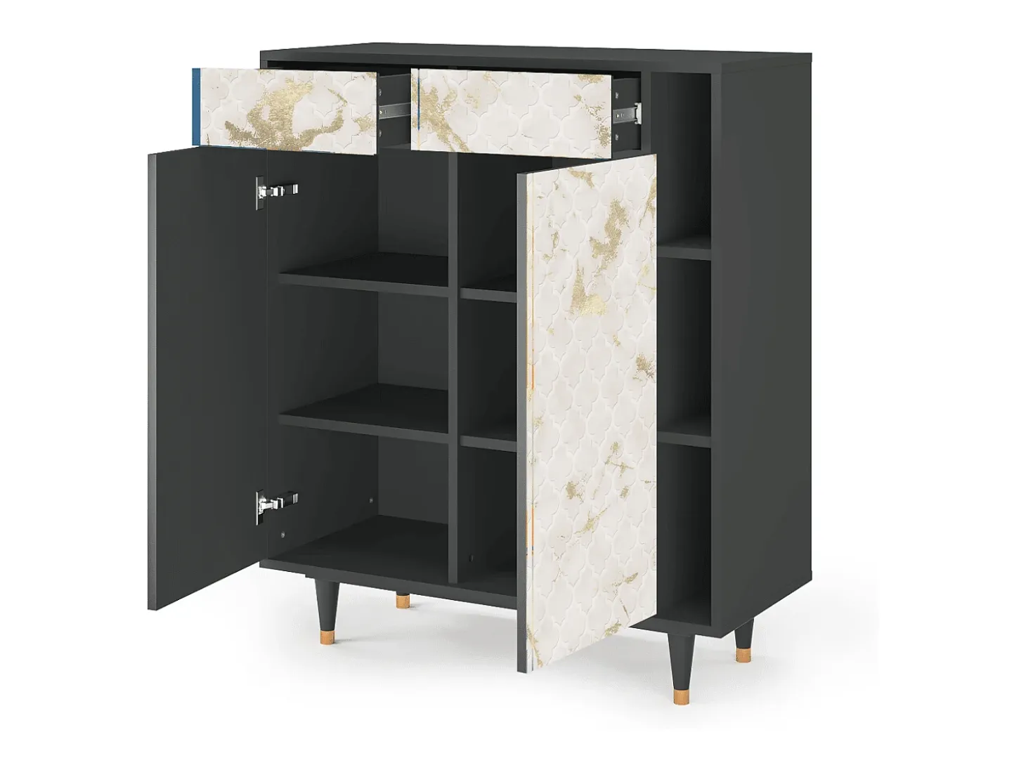 Aparador - 96х110х41 cm - BS6 - Sahara desert, Antracita