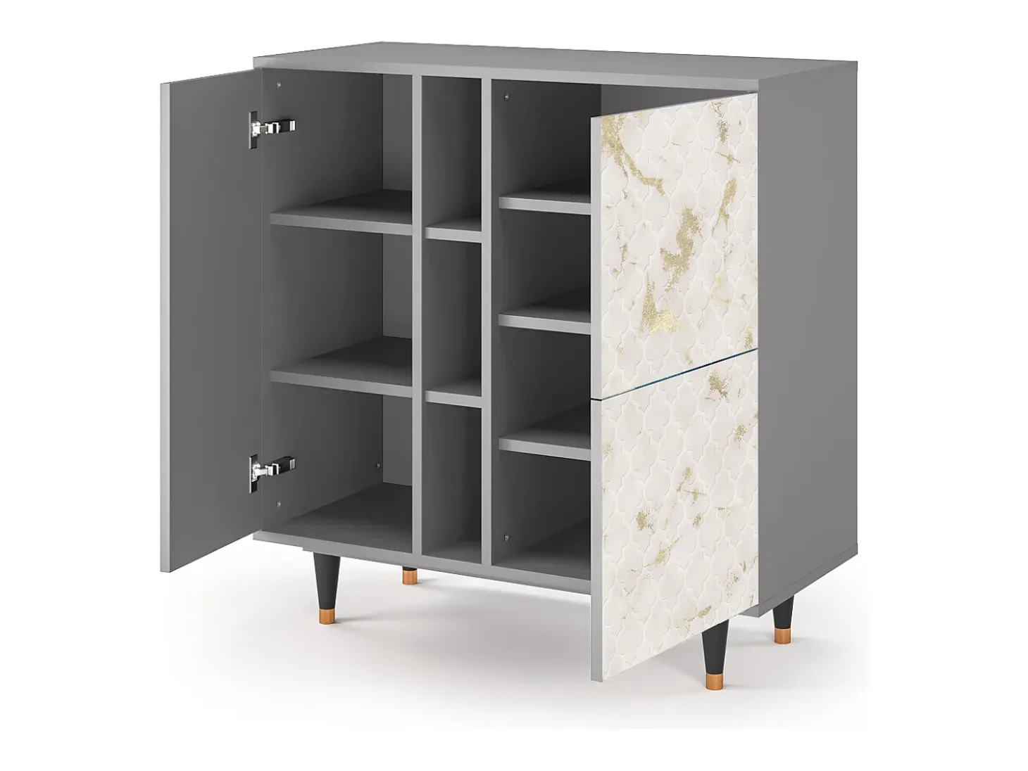 Aparador - 94х96х41 cm - BS5 - Sahara desert, Gris