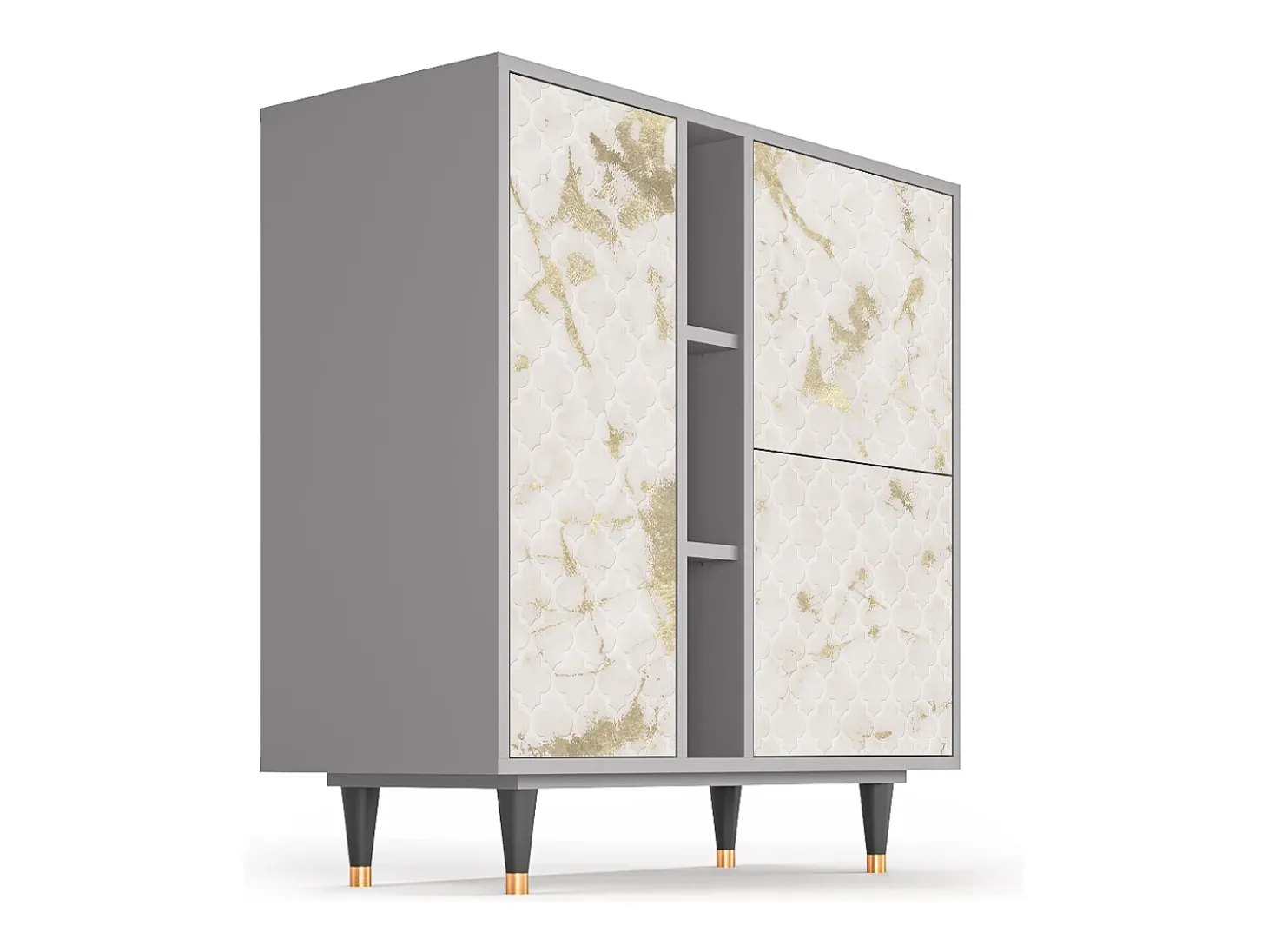 Aparador - 94х96х41 cm - BS5 - Sahara desert, Gris