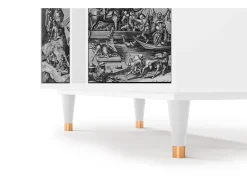 Aparador - 94х96х41 cm - BS5 - Saint Martin, Blanco