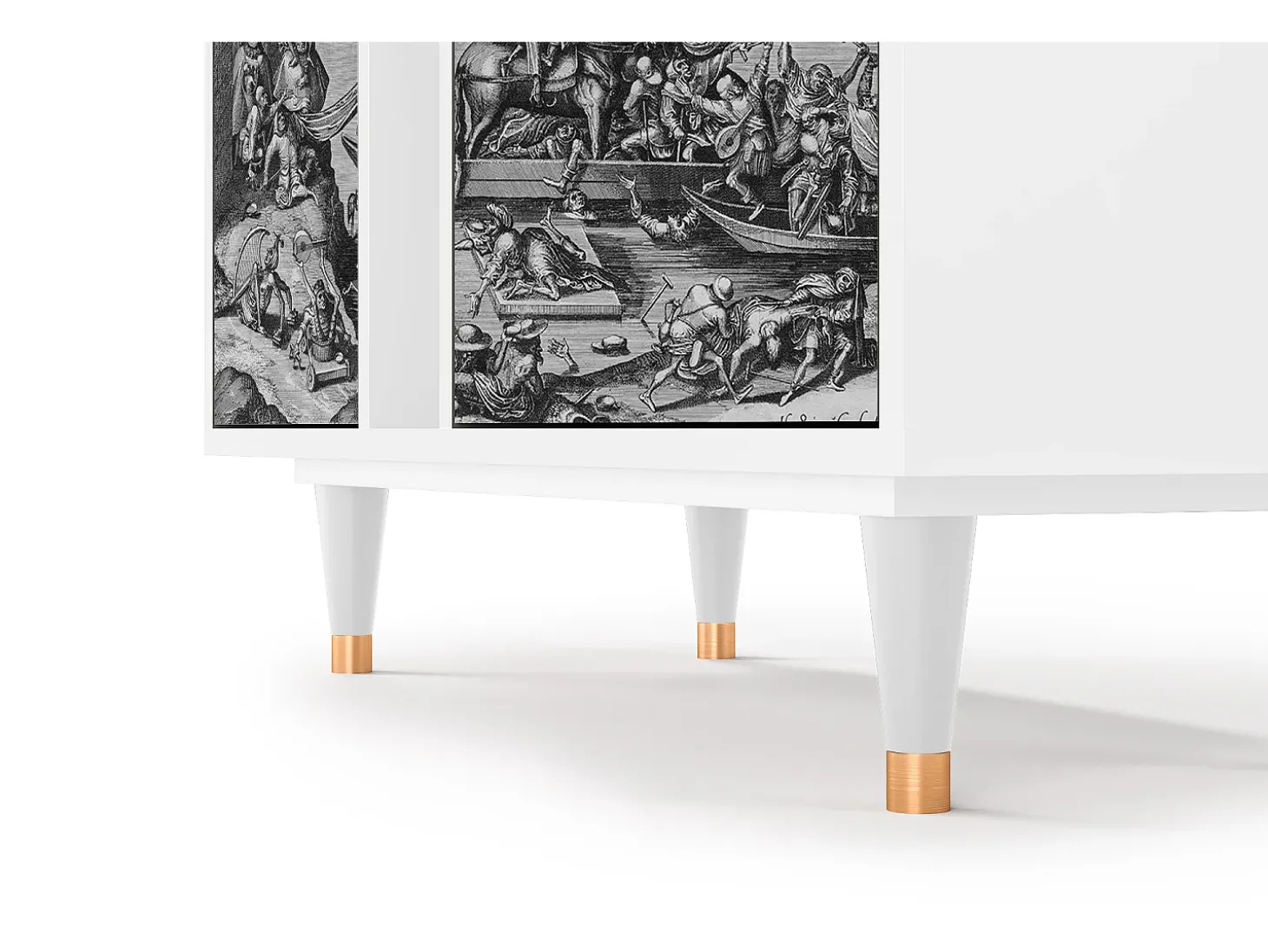 Aparador - 94х96х41 cm - BS5 - Saint Martin, Blanco