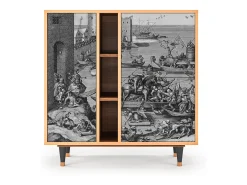 Aparador - 94х96х41 cm - BS5 - Saint Martin, Nogal
