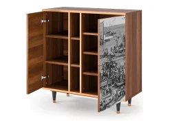 Aparador - 94х96х41 cm - BS5 - Saint Martin, Nogal