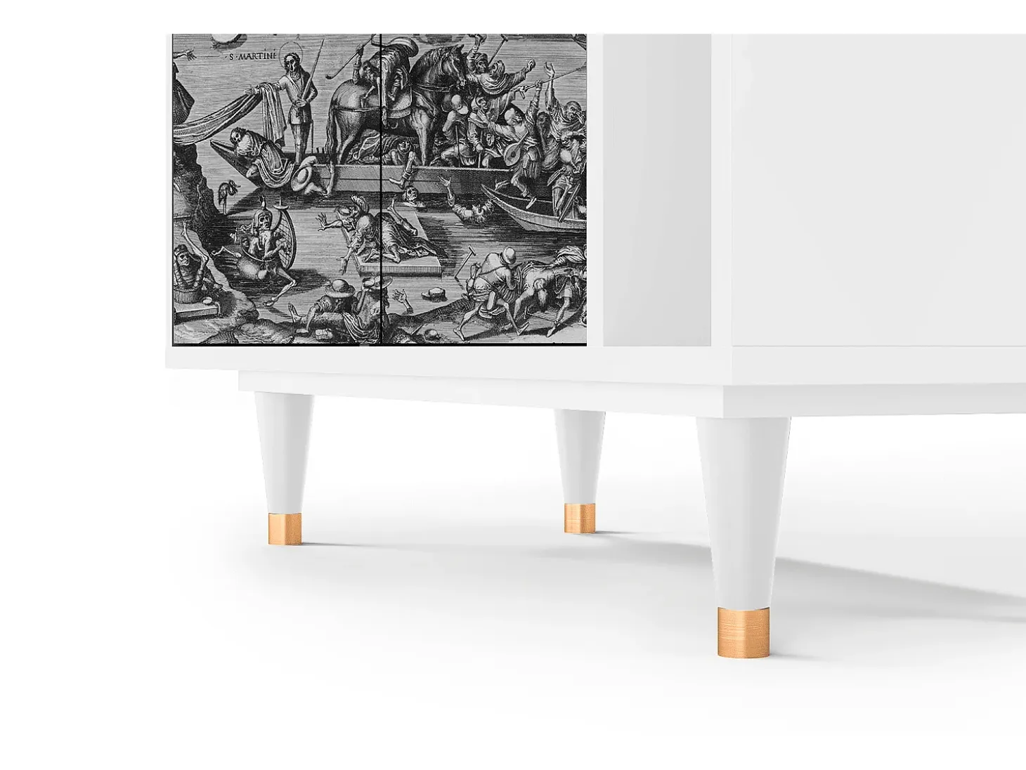 Aparador - 96х110х41 cm - BS6 - Saint Martin, Blanco