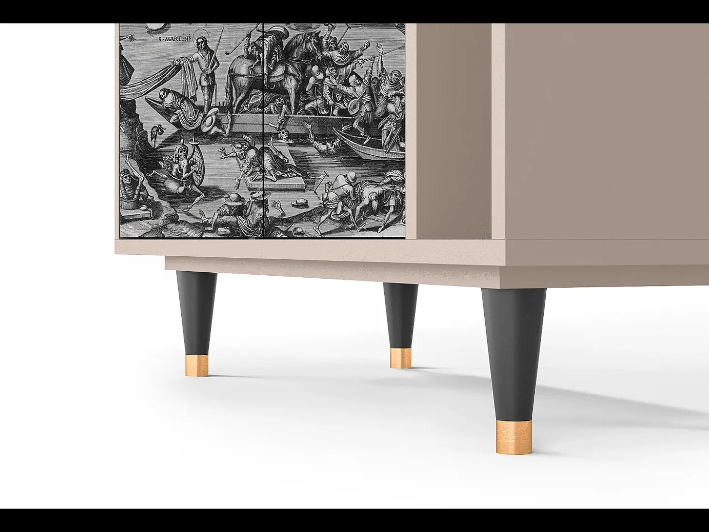 Aparador - 96х110х41 cm - BS6 - Saint Martin, Latte