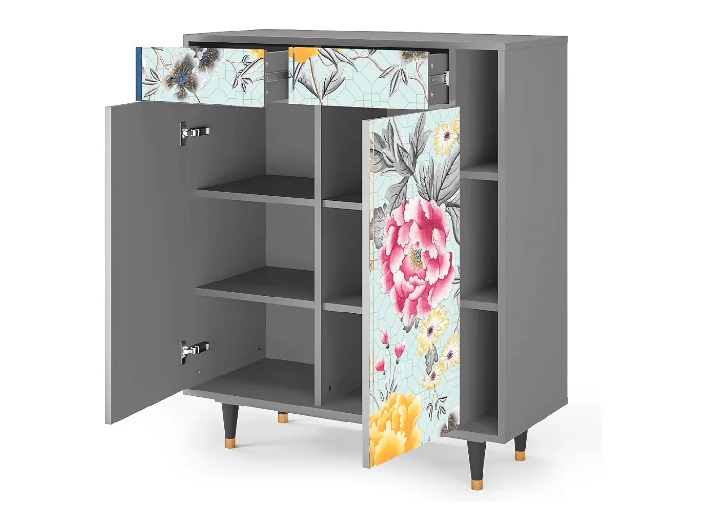 Aparador - 96х110х41 cm - BS6 - Sky Garden, Gris