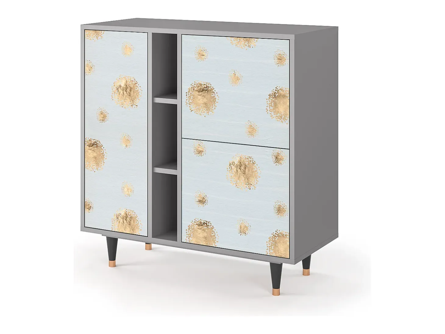 Aparador - 94х96х41 cm - BS5 - Sky Latte, Gris