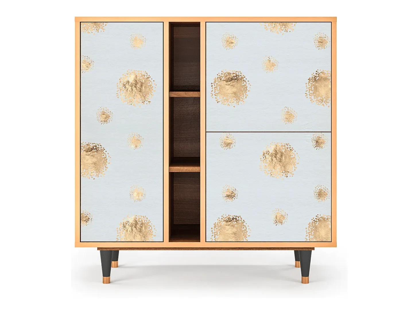Aparador - 94х96х41 cm - BS5 - Sky Latte, Nogal