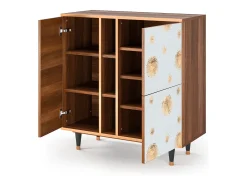 Aparador - 94х96х41 cm - BS5 - Sky Latte, Nogal