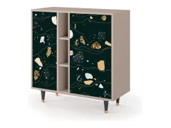 Aparador - 94х96х41 cm - BS5 - Space Rocks, Latte