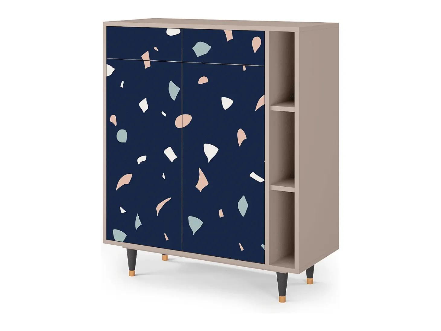 Aparador - 96х110х41 cm - BS6 - Space Satellites, Latte