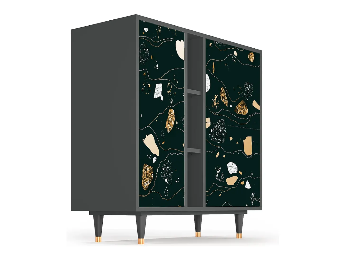 Aparador - 94х96х41 cm - BS5 - Space Rocks, Antracita
