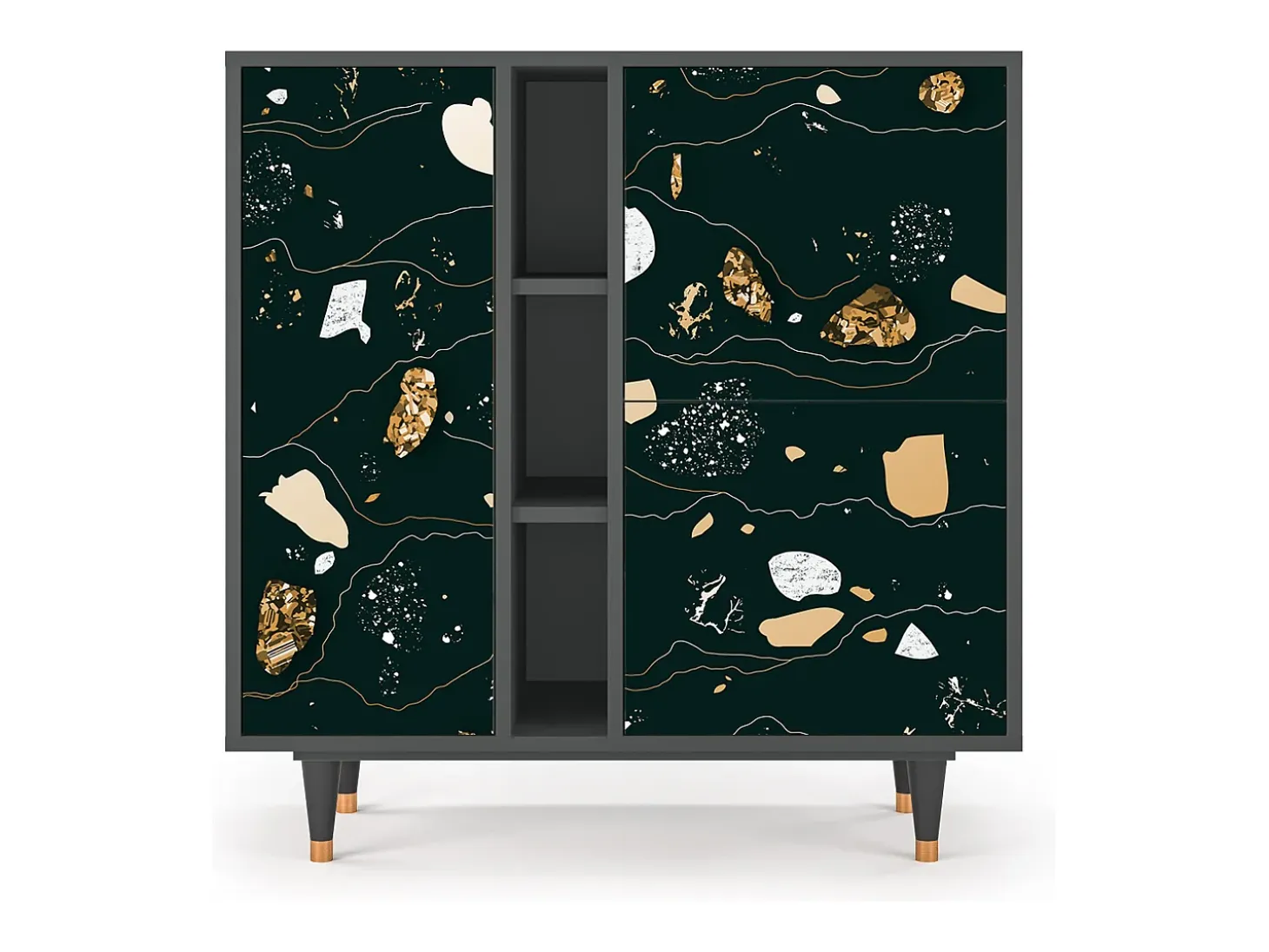Aparador - 94х96х41 cm - BS5 - Space Rocks, Antracita