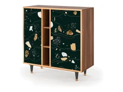 Aparador - 94х96х41 cm - BS5 - Space Rocks, Nogal