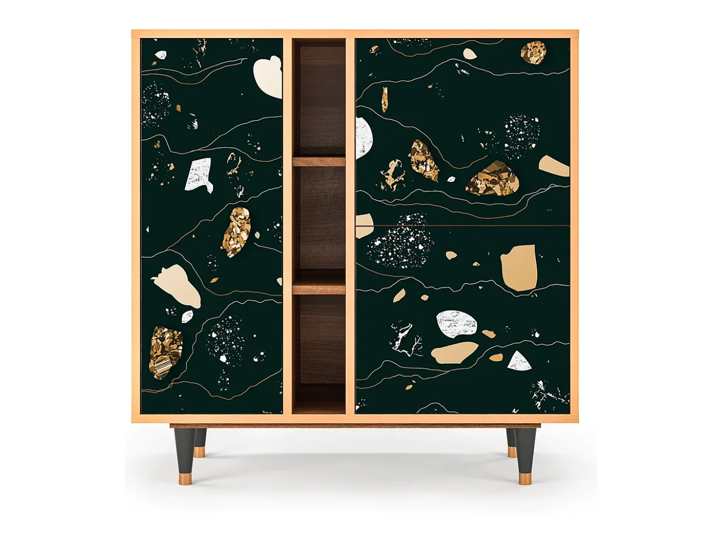 Aparador - 94х96х41 cm - BS5 - Space Rocks, Nogal