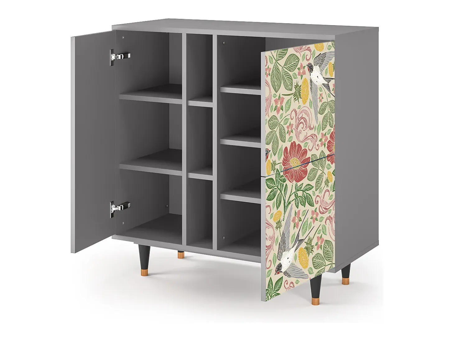 Aparador - 94х96х41 cm - BS5 - Spring Swallow, Gris