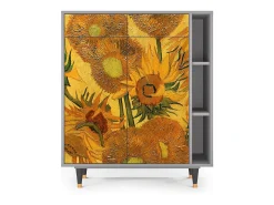 Aparador - 96х110х41 cm - BS6 - Sunflowers, Gris