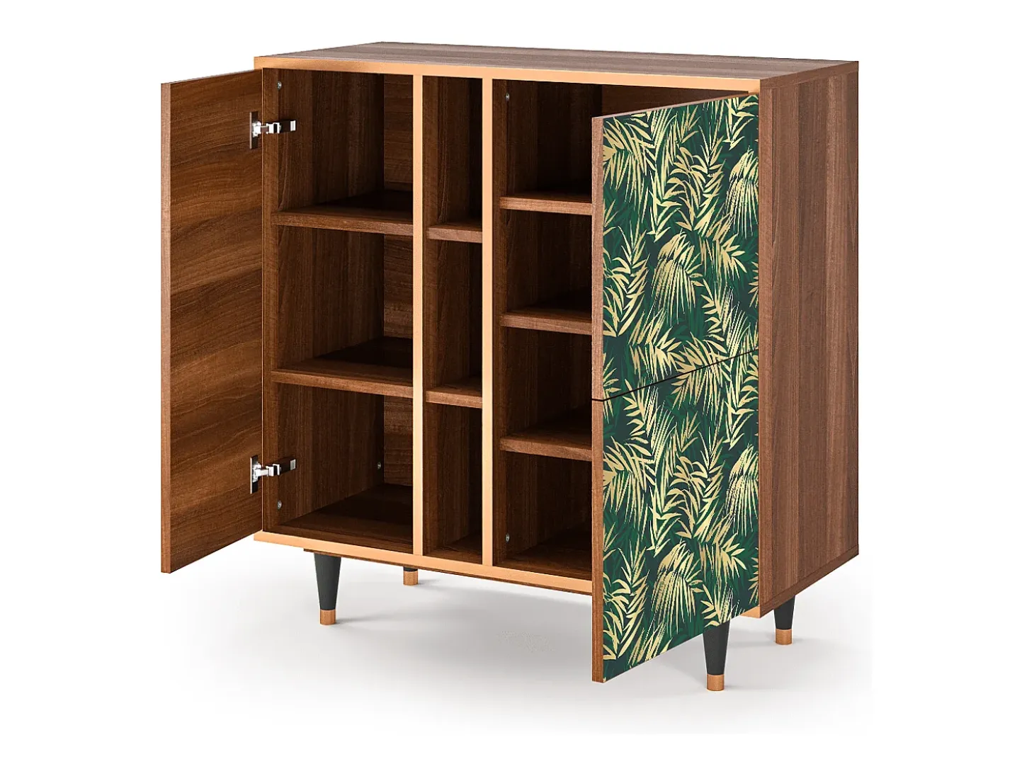 Aparador - 94х96х41 cm - BS5 - Sunny Palm Tree, Nogal