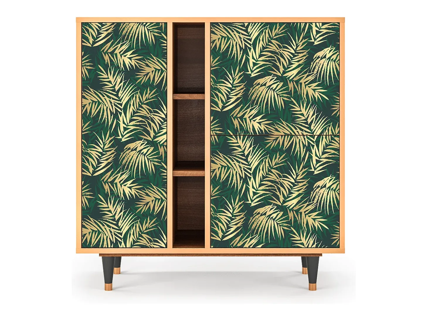 Aparador - 94х96х41 cm - BS5 - Sunny Palm Tree, Nogal